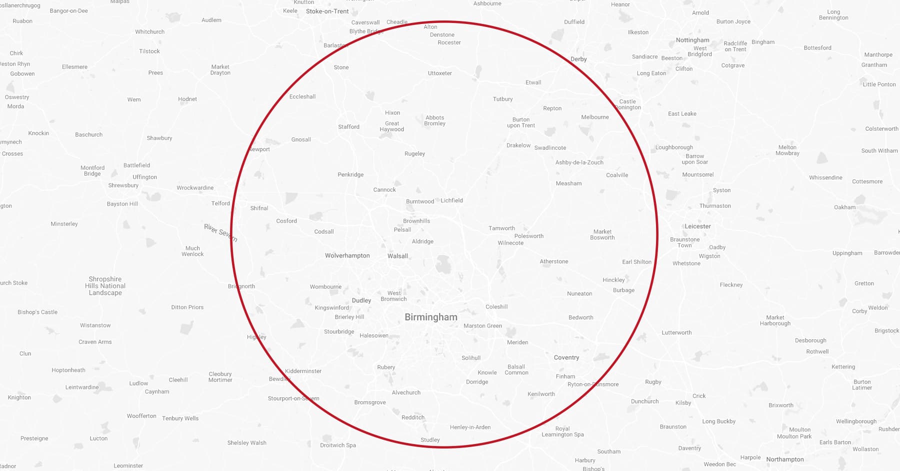 Areas we cover